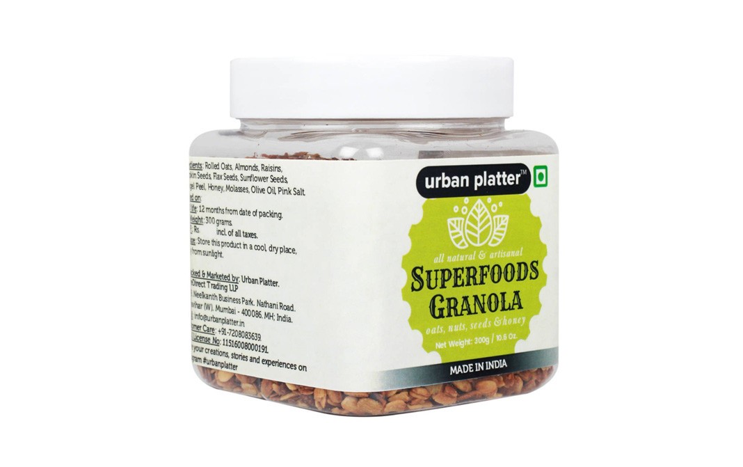 Urban Platter Superfoods Granola    Jar  300 grams